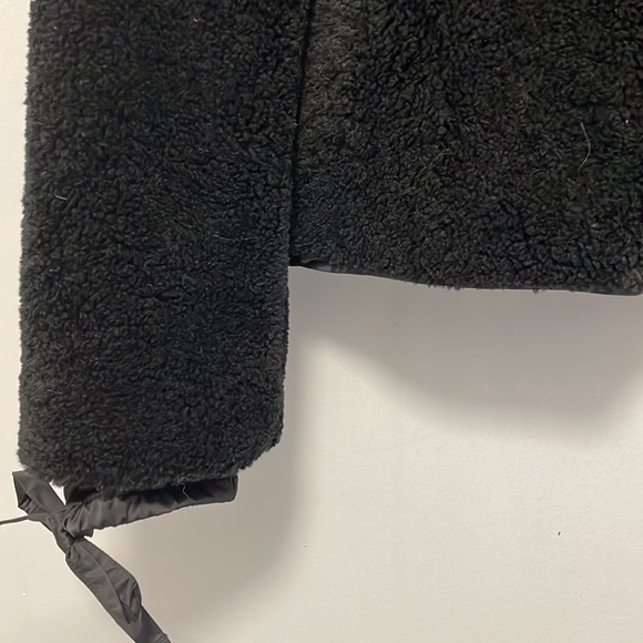 Tory Burch Black Shearling Jacket - Picture 4 of 9